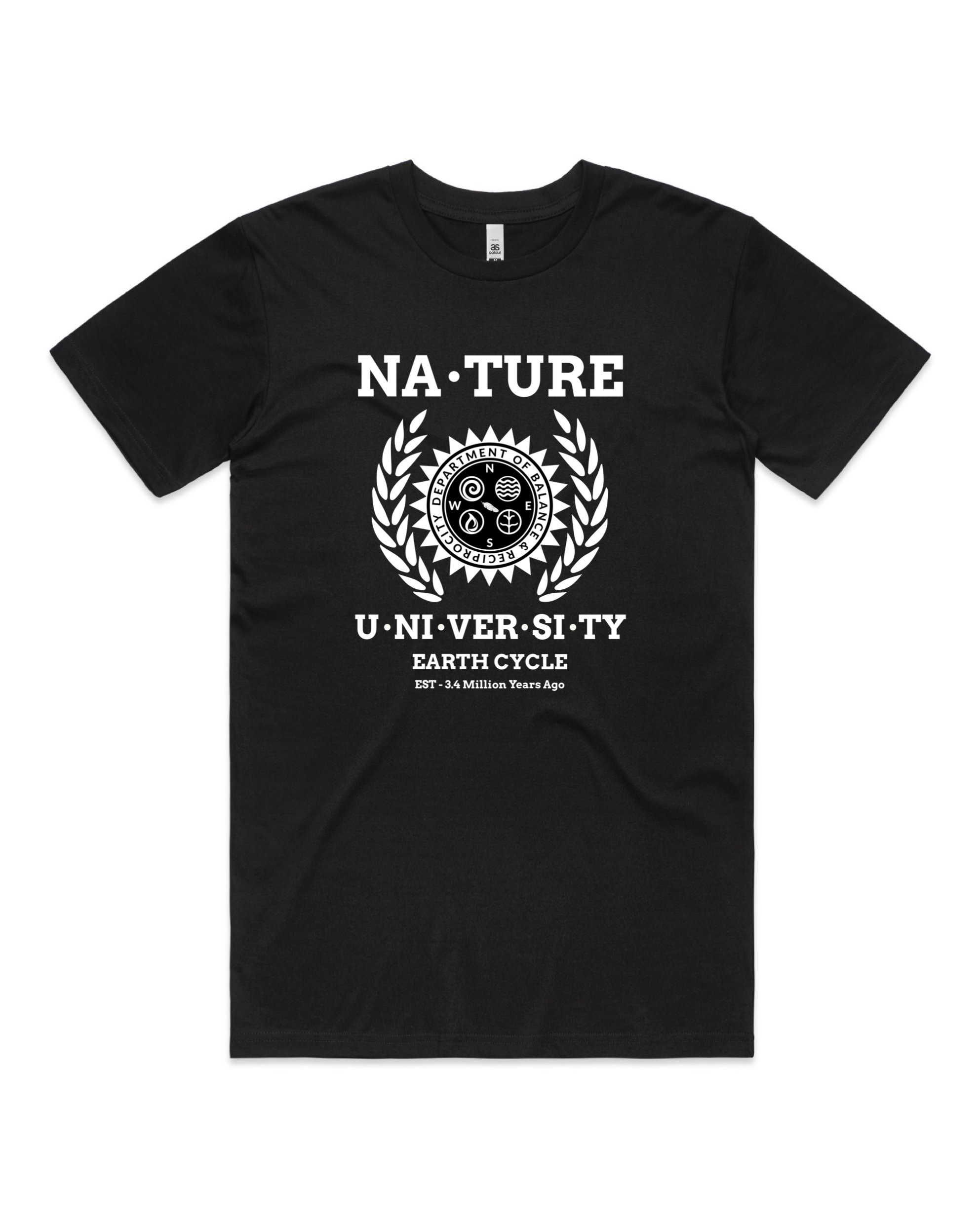 Nature uni black t